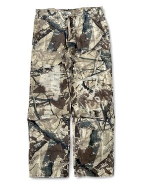 Memory Lane Double-Knee Distressed Camo Men’s Pants Size W34 x L32 (NWT)